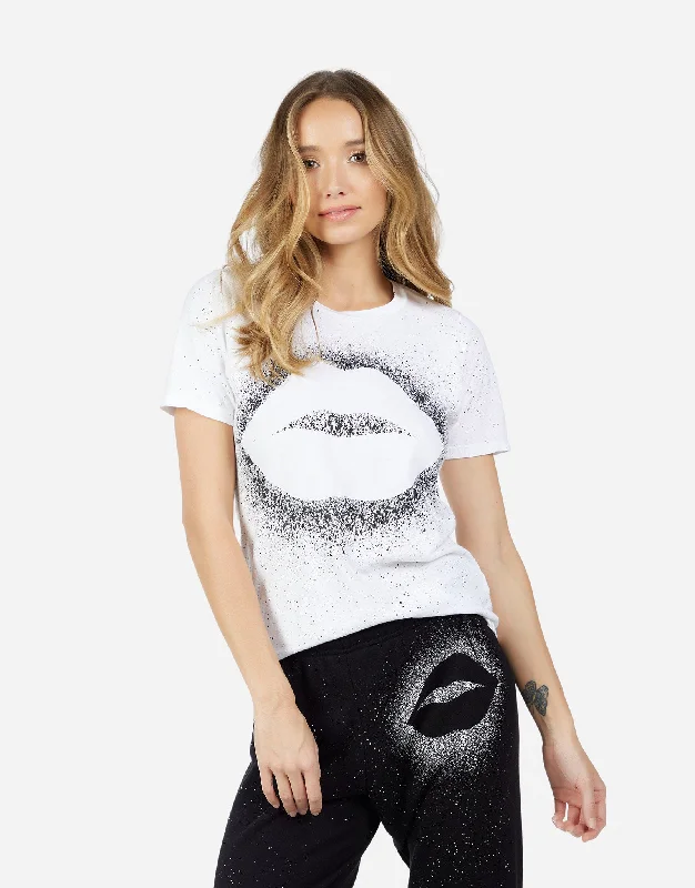 Women's Blouse with RufflesCroft Splatter Kiss