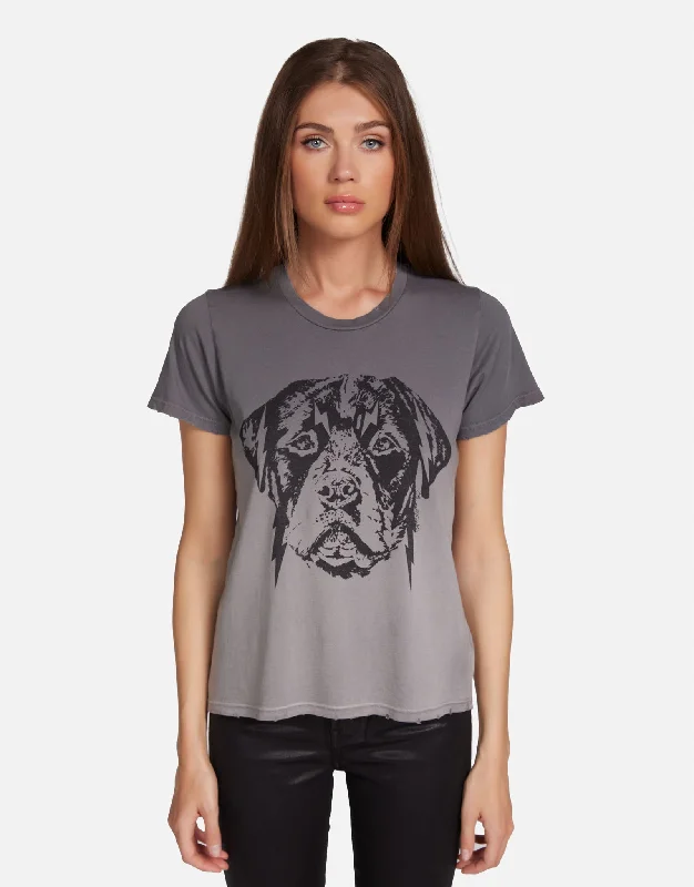 Women's Blouse with TasselsCroft Lightning Rottweiler