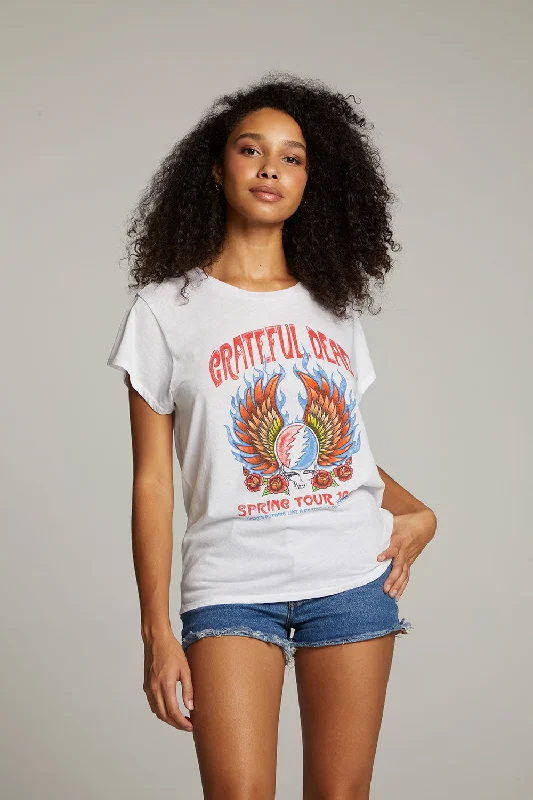 Women's Blouse with Mandarin CollarGrateful Dead Spring Tour Tee