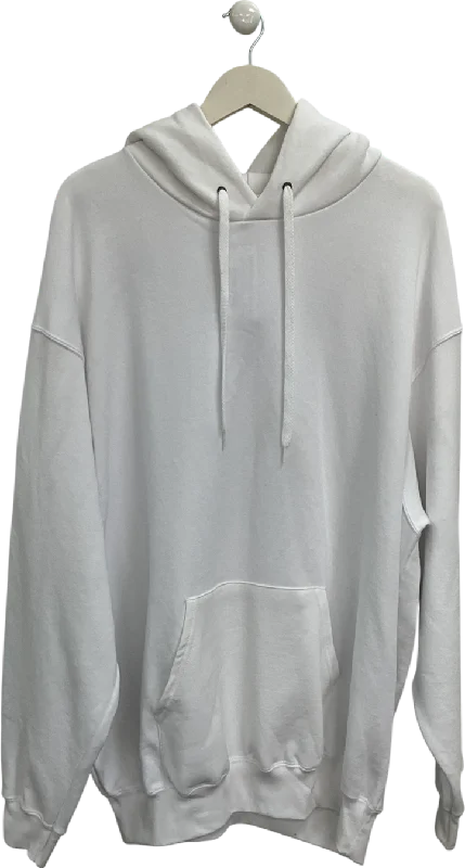 Women's Square Collar SweatersFruit of the Loom White Classic Hoodie UK XXXL