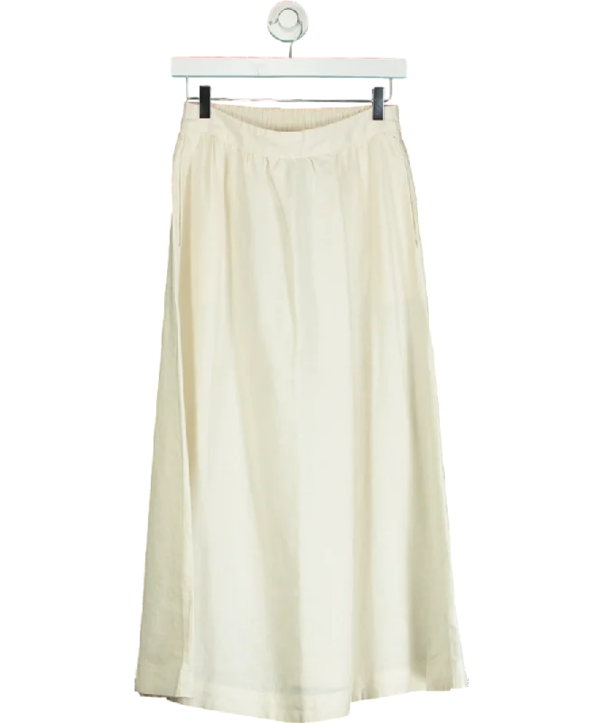 Women's Cotton Blend SweatersBoden Cream Florence Linen Skirt UK 6