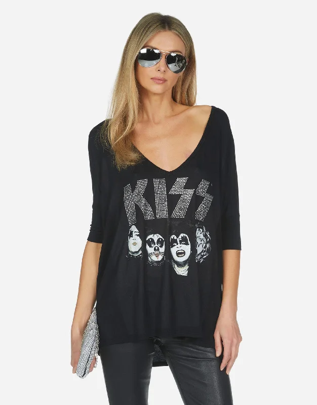 Women's Round-Neck BlouseEva X Kiss