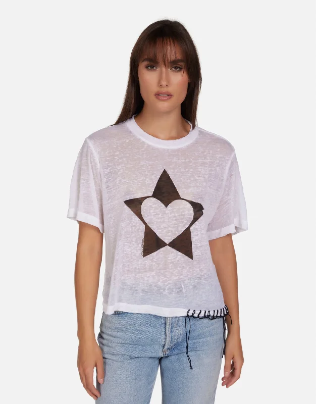 Women's Blouse with High CollarLinnea Love Star