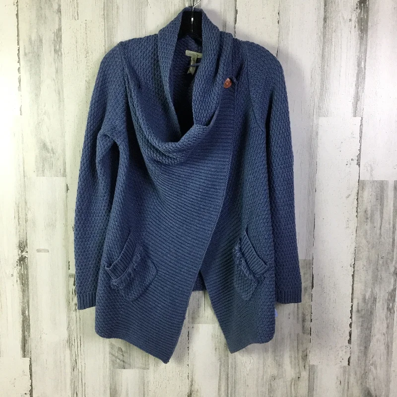 Women's Patchwork SweatersSweater Cardigan By Matilda Jane In Blue, Size: S