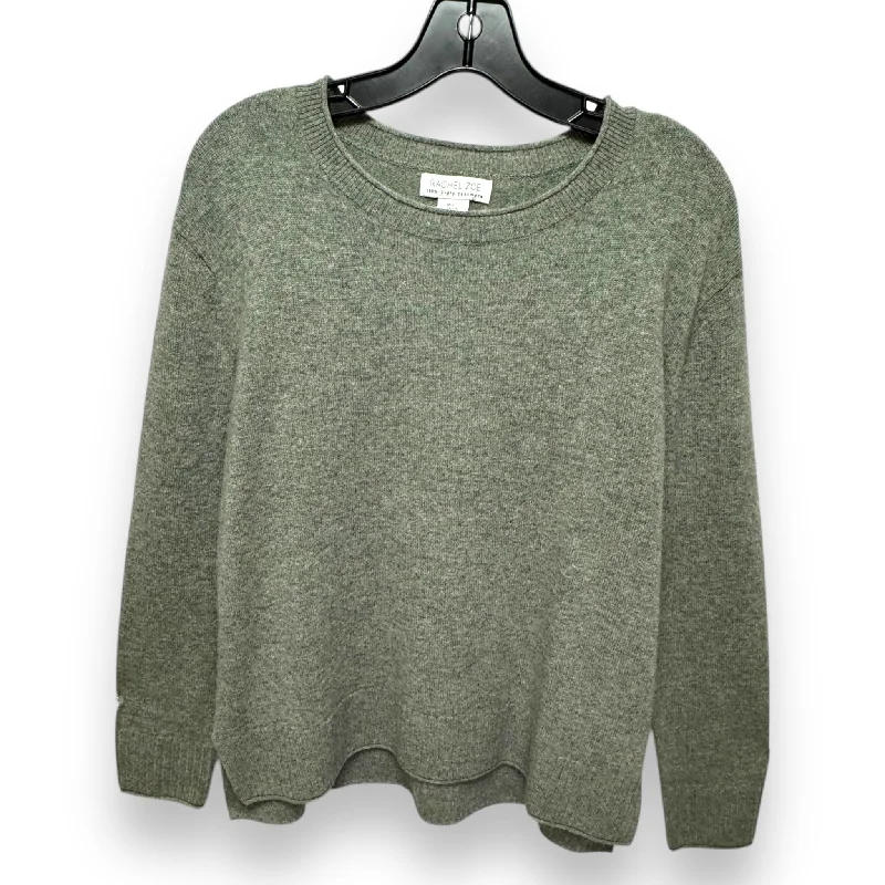 Women's Mandarin Collar SweatersSweater Cashmere By Rachel Zoe In Green, Size: L