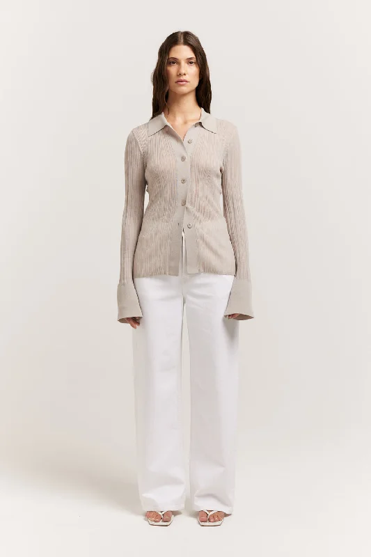 Women's Blouse with Wide CollarLares Top