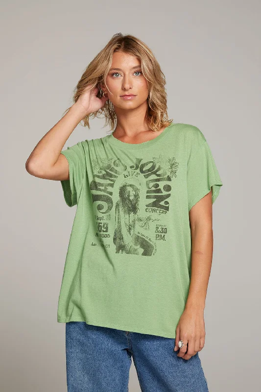 Women's Blouse with Wide CollarJanis Joplin Hollywood Bowl Tee