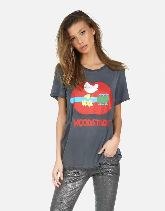 Women's Blouse with SleevelessWolf Woodstock Lip