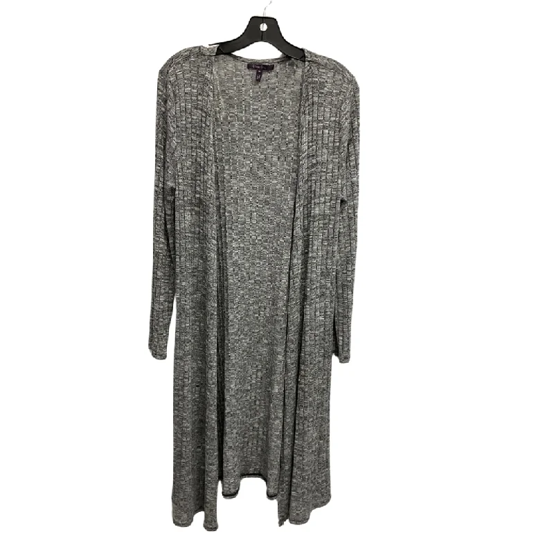 Women's Sweetheart Neck SweatersCardigan By Olivia Sky In Grey, Size: M