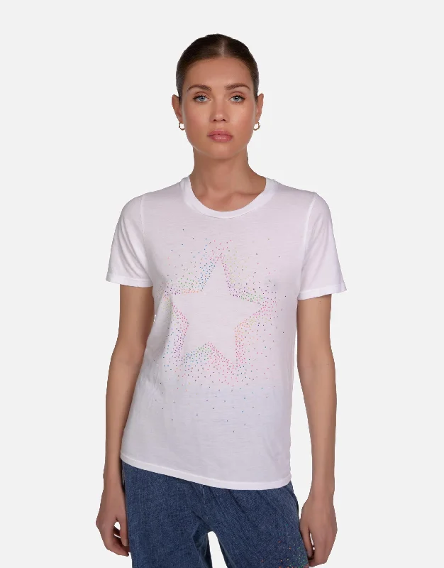 Women's Blouse with RufflesCroft Neon Stud Starburst