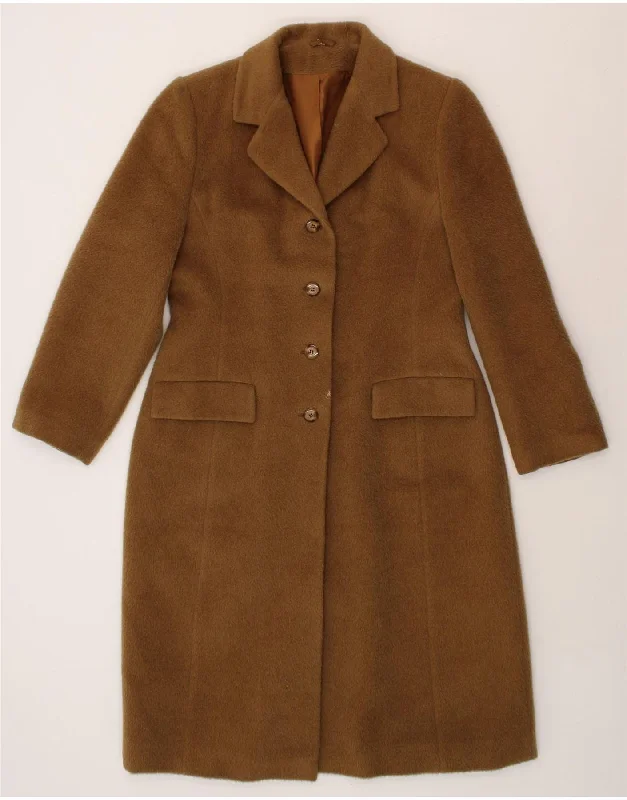 Women's Wool CoatsVINTAGE Womens Overcoat UK 14 Medium  Brown