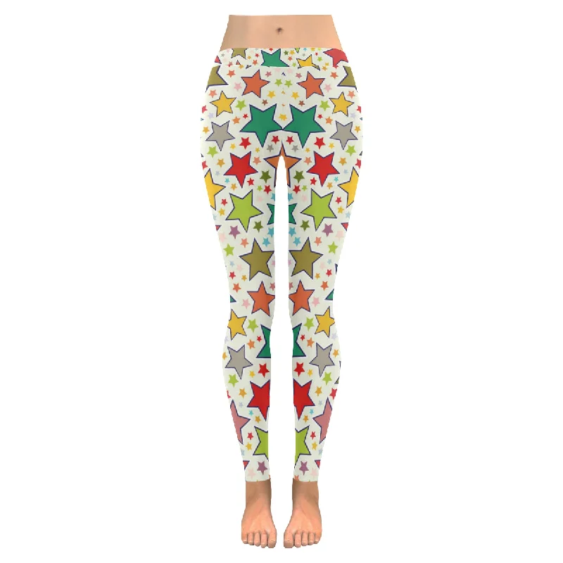 Zenzzle Stars pattern copri Low Rise Ladies Leggings for womens