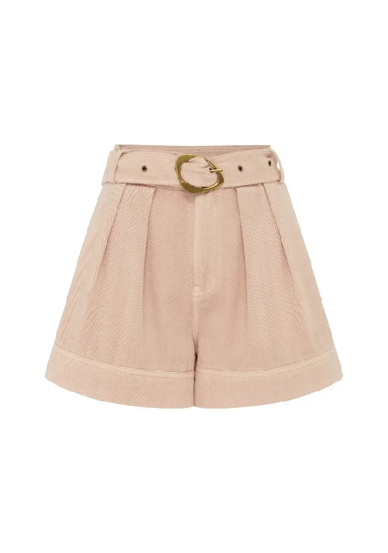 Women's Solid Color ShortsMOS THE LABEL ANA DENIM SHORTS - ROSE