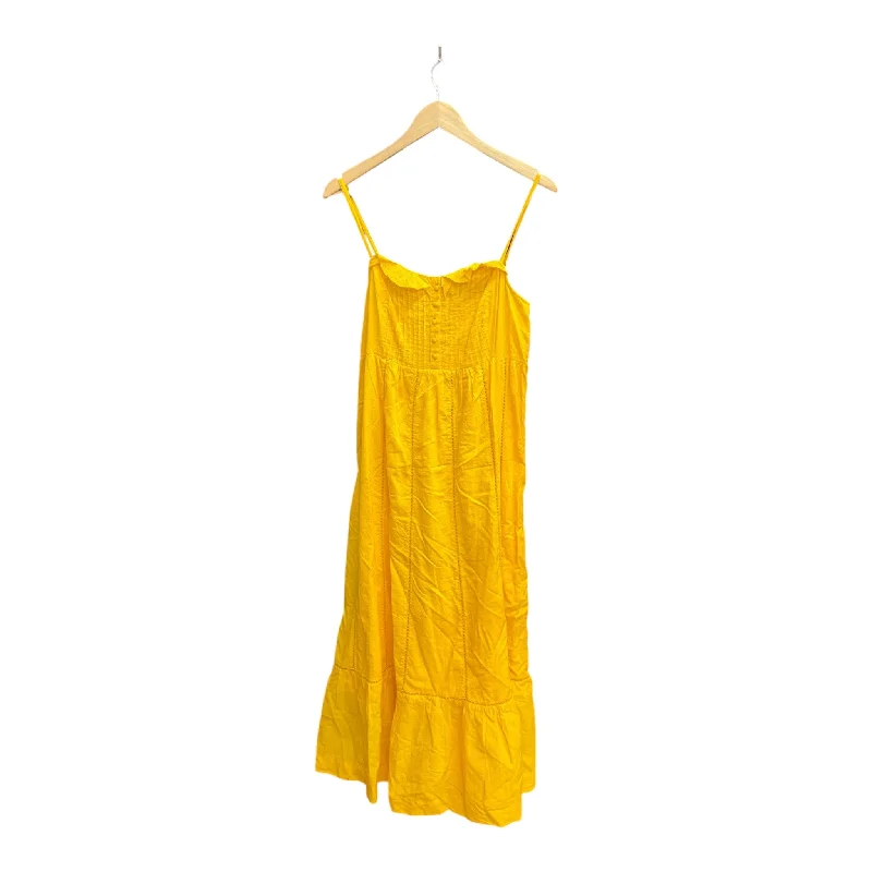 Women's Pleated DressesDress Casual Maxi By Maeve In Yellow, Size: M