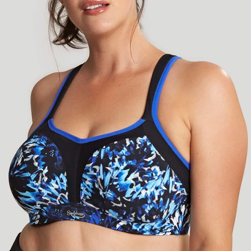 wireless bra with stretch lace for flexibilitySculptresse Non-Padded UW Sports Bra - Active Cameo