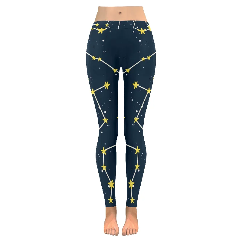 Zenzzle Constellation pattern print Low Rise Ladies Zenzzle Graphic yoga Leggings