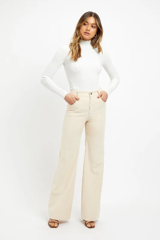 Women's Palazzo PantsWide Leg Cord Pant