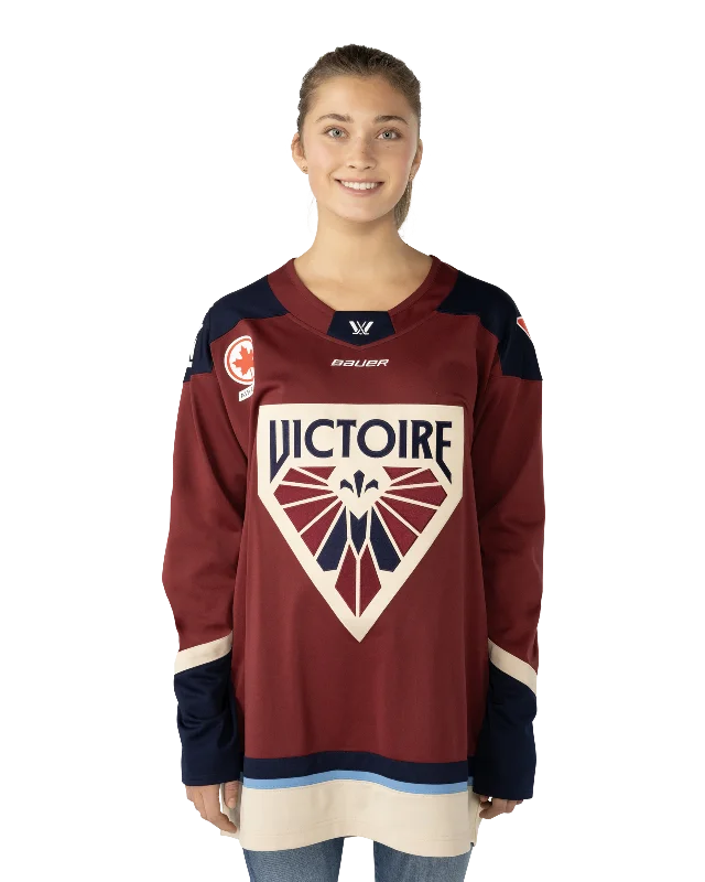 Women's Blouse with CollarBAUER PWHL JERSEY MONTREAL VICTOIRE ADULT