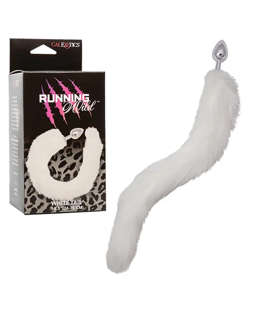 padded plunge braRunning Wild White Tail Metallic Anal Probe