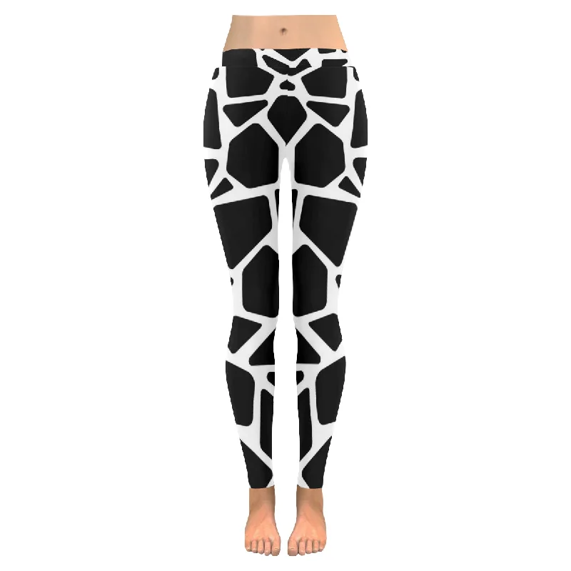 Zenzzle Geometric pattern print Low Rise Ladies yoga Leggings for womens