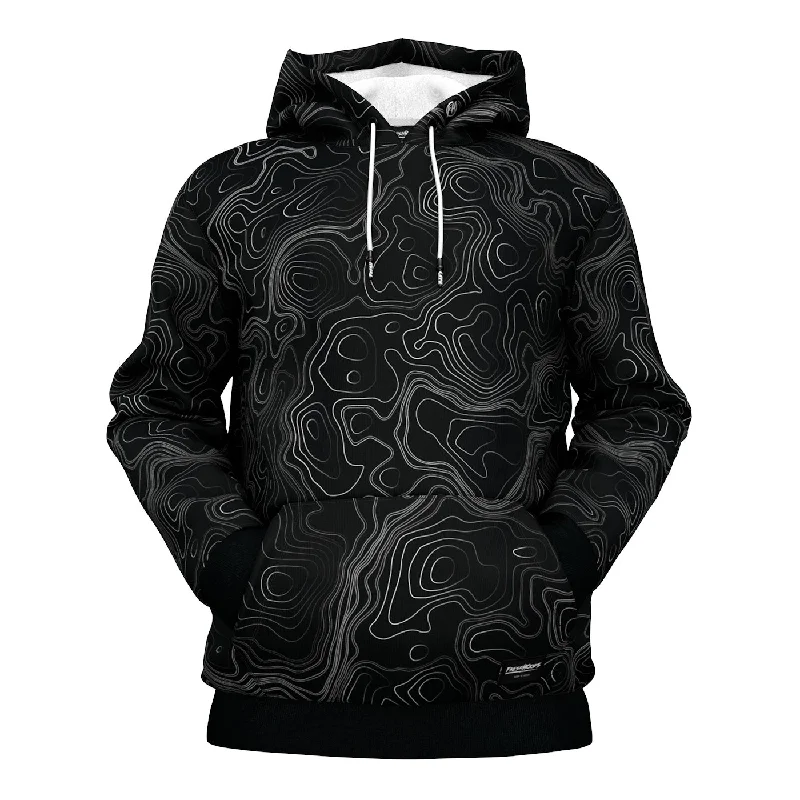 Women's Hooded Sweatshirts with Cozy FabricTopographical Hoodie