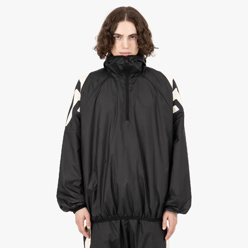 Women's Coats with Zipperadidas X Fear Of God Athletics Adi Nation Jacket / Black