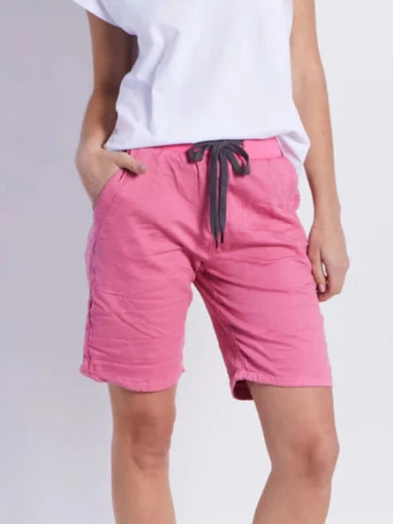 Women's Paperbag Waist ShortsRiley Shorts - Pink