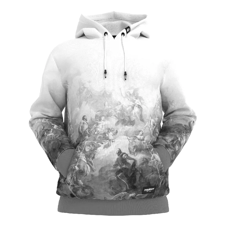 Women's Hooded Sweatshirts with Fitted WaistTearing Sky Hoodie