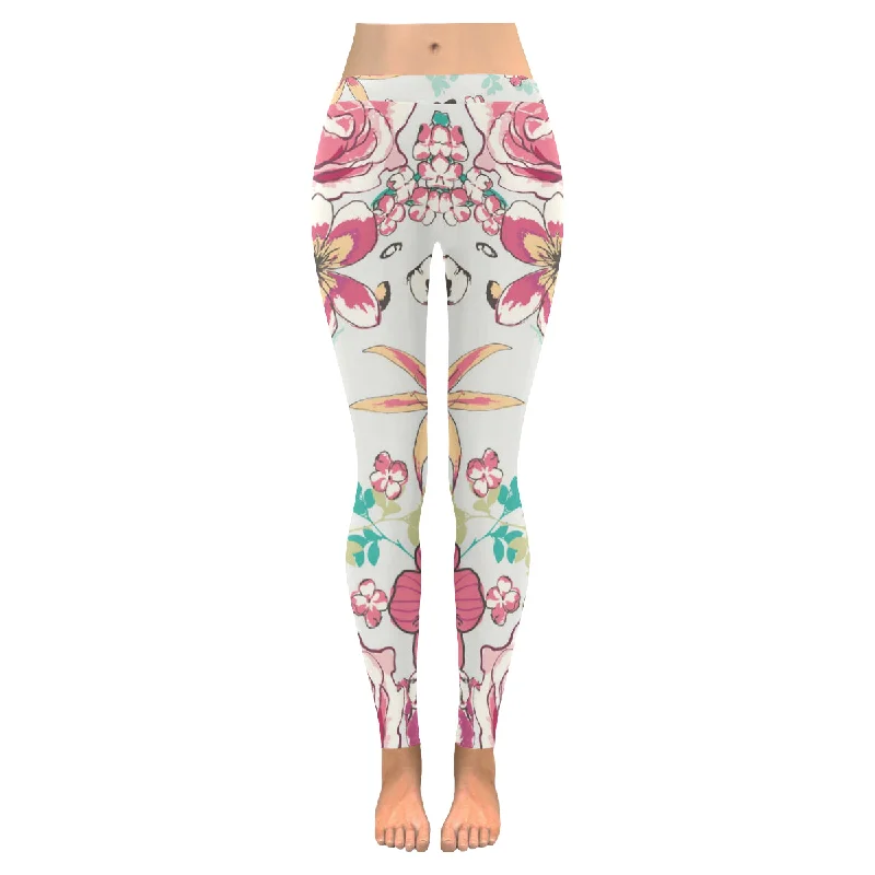 Zenzzle Vintage flower pattern Ladies graphic Yoga Leggings for women