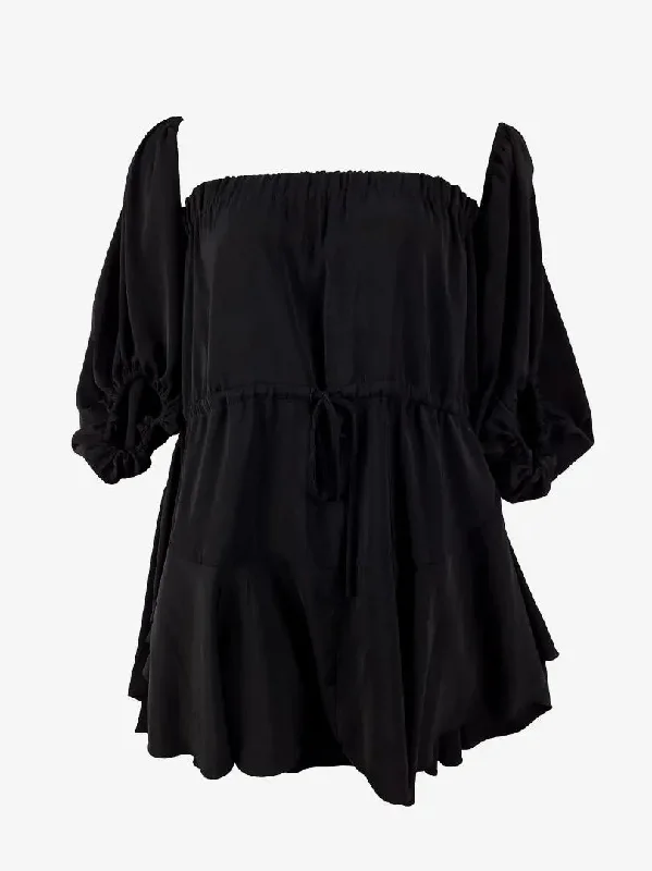 Women's Keyhole-Back DressesShona Joy Off The Shoulder Drawstring Mini Dress Size 12