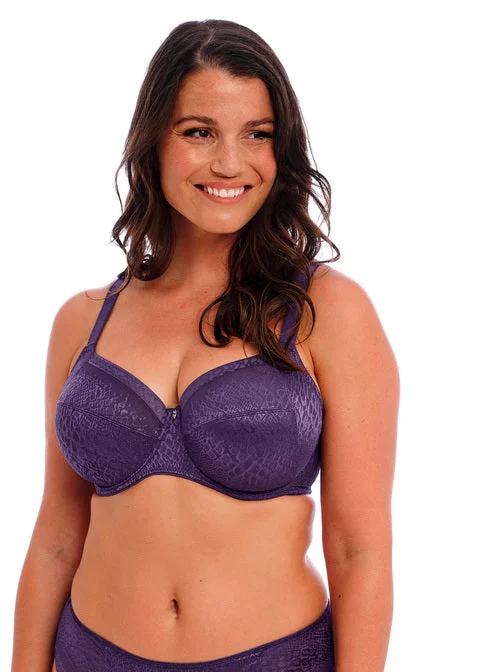 padded push-up bra for petitesEnvisage Purple Velvet Uw Full Cup Side Support Bra