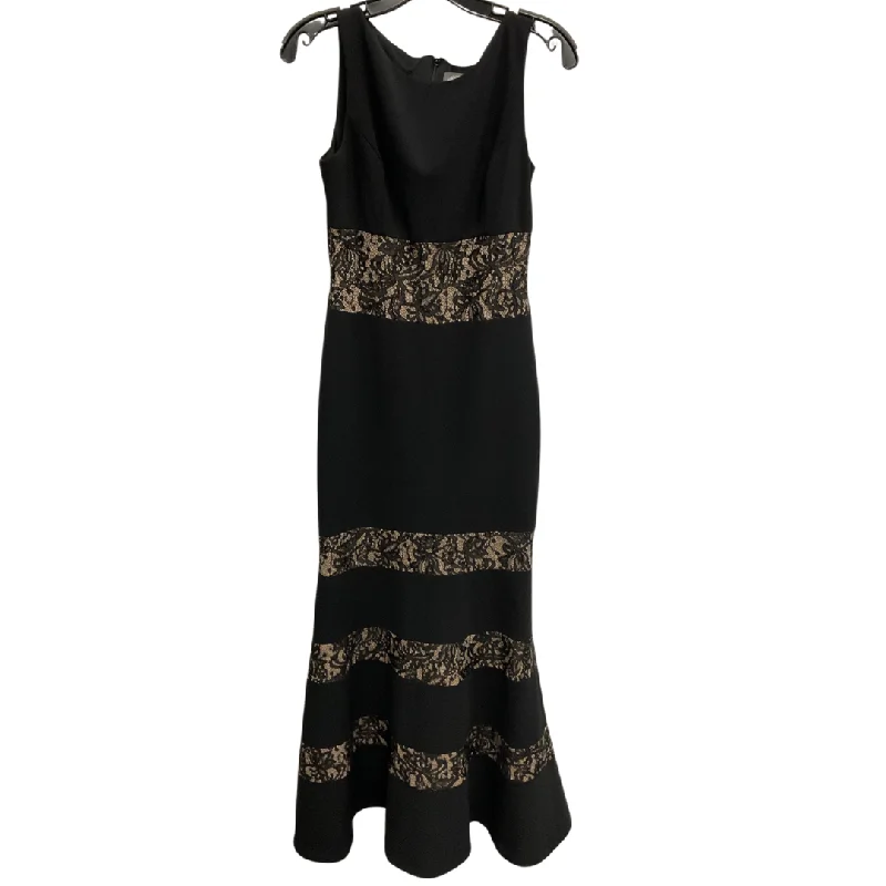 Women's Mandarin Collar DressesDress Party Long By Vince Camuto In Black & Tan, Size: Xs