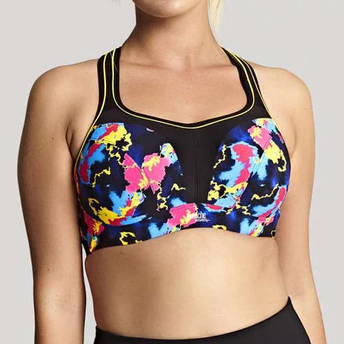 padded bra for small bustsPanache UW Sports Bra - Electric Print