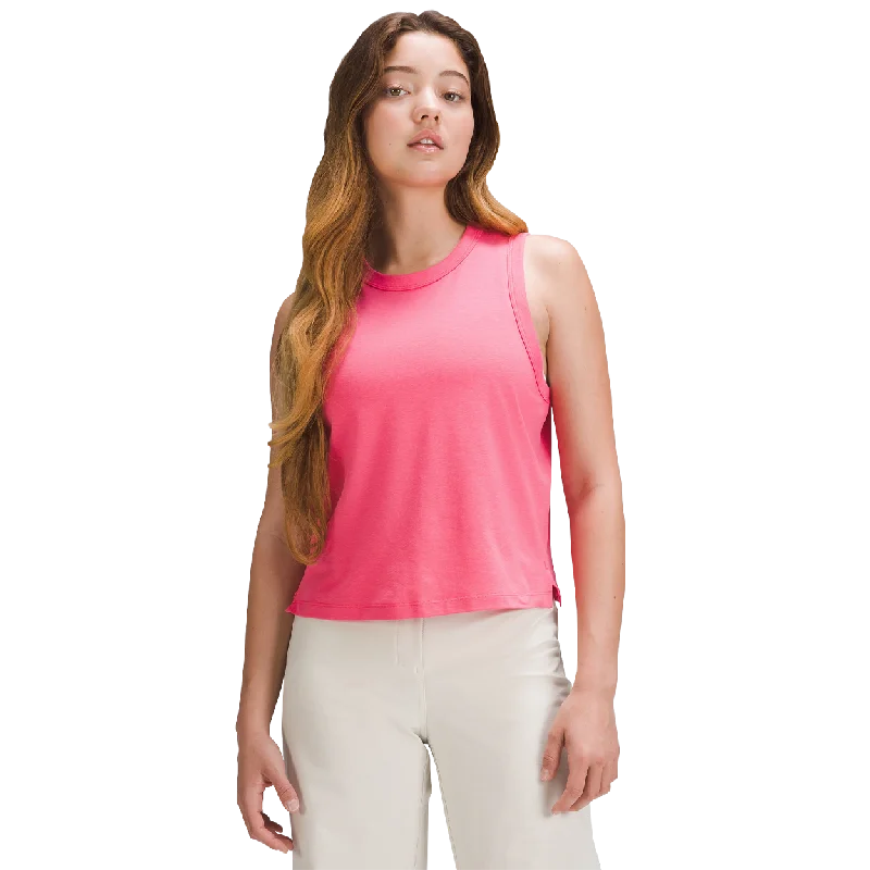 Women's Blouse with Low CollarBAUER // lululemon COTTON TANK