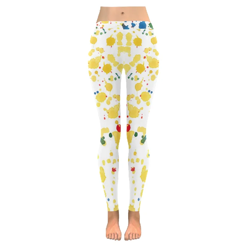 Zenzzle Watercolor blots pattern print Zenzzle Graphic Low Rise women yoga legging