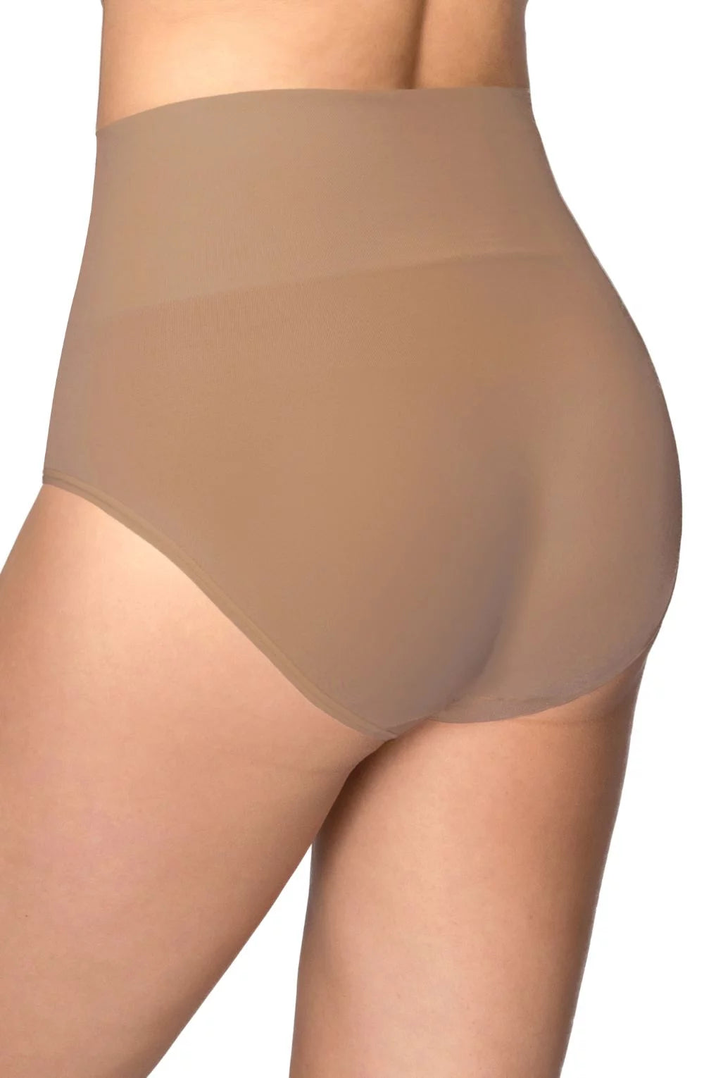 plus-size seamless panties in a variety of colorsComfortable Hight Quality Invisible Lines Tummy Control Stretchy Culotte Midi Brief