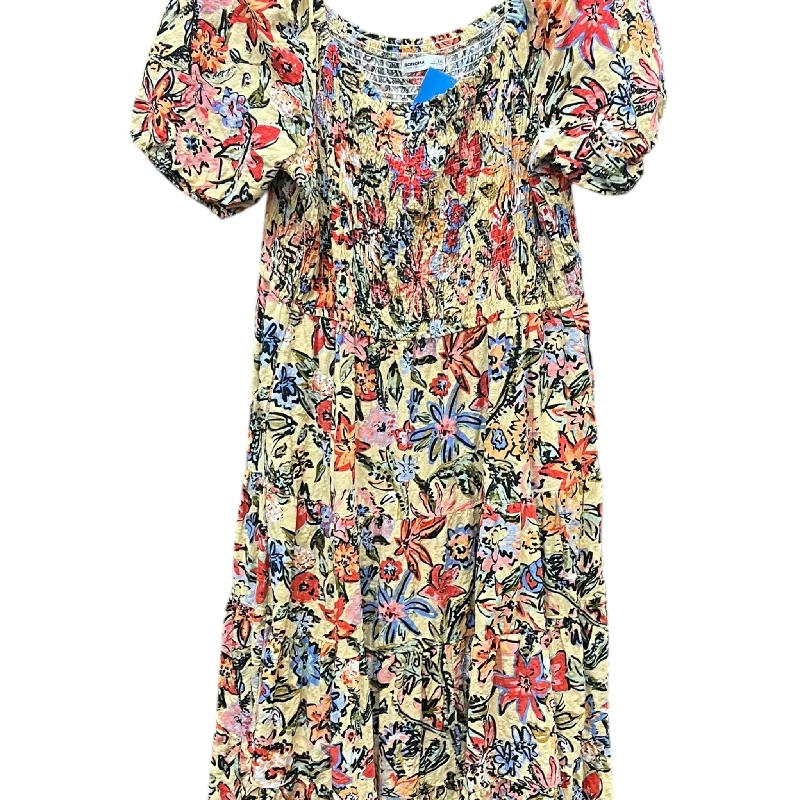  Women's A-Line DressesDress Casual Maxi By Sonoma In Yellow, Size: Xxl