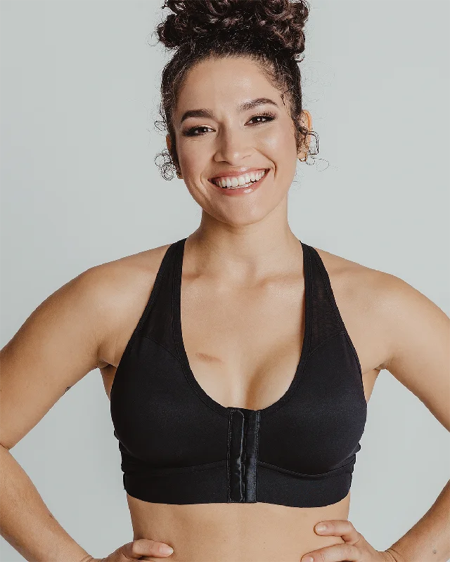 plus-size sticky bra for dressesBianca Front Closure Sports Bra