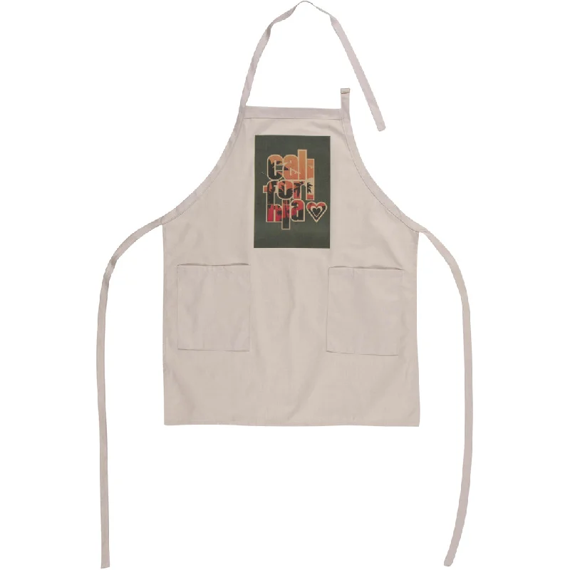 Women's Hooded Sweatshirts with Chenille LiningCalifornia Palms Apron