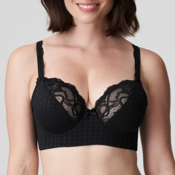 plus-size lace overlay nursing braPrima Donna Madison Longline Bra