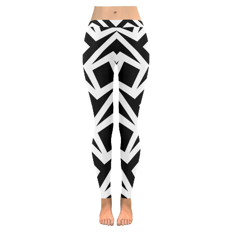 Zenzzle Geometric pattern Graphic capri Yoga Leggings for womens(XXS-5XL)