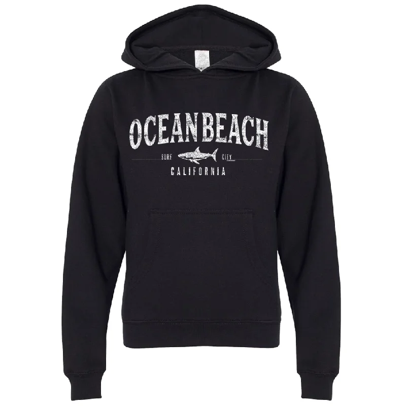 Women's Hooded Sweatshirts with Microfiber LiningOcean Beach California Premium Youth Sweatshirt Hoodie