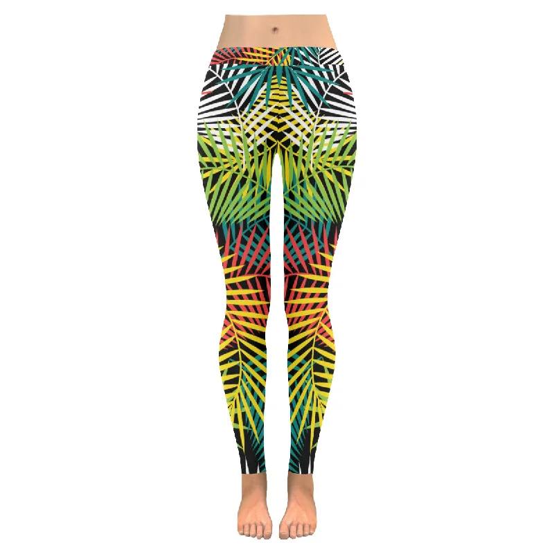 Zenzzle tropical with coconut print Low Rise Womens yoga running Leggings