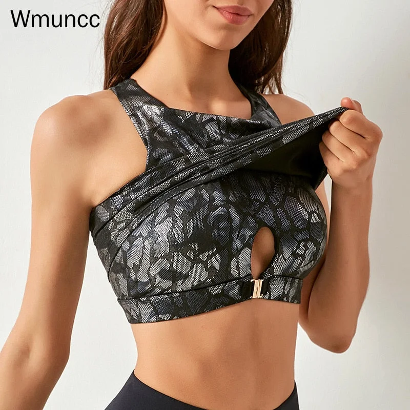 seamless bra for sensitive skinWmuncc 2022 Summer Sports Bras Women Fitness Yoga Crop Top Athletic Workout Underwear Shockproof Gathered 2 in 1 Plus Size