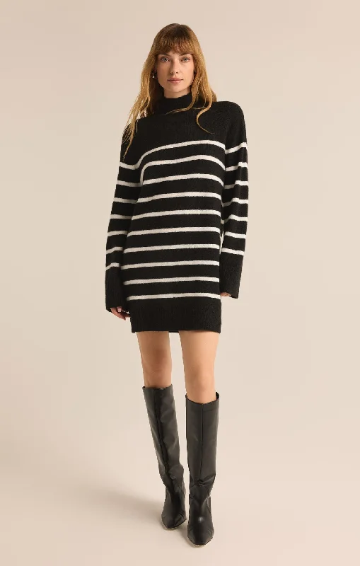 Women's Ruffle ShortsZ Supply - Fin Stripe Sweater Dress