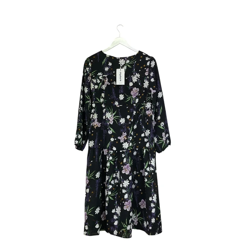 Women's Boat-Neck DressesDress Casual Maxi By Clothes Mentor In Floral Print, Size: S