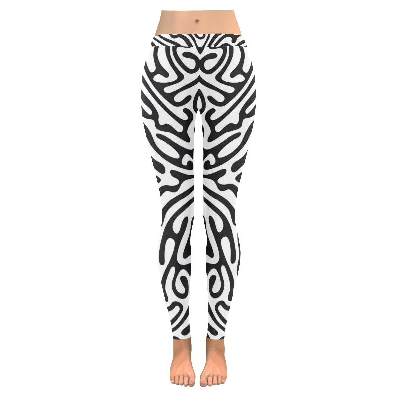 Zenzzle Labyrinth abstract pattern yoga capri Ladies Leggings for women