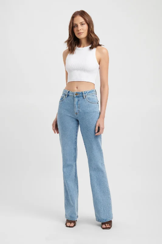 Women's Jodhpurs with Mid WaistCarlen Low-Rise Jean