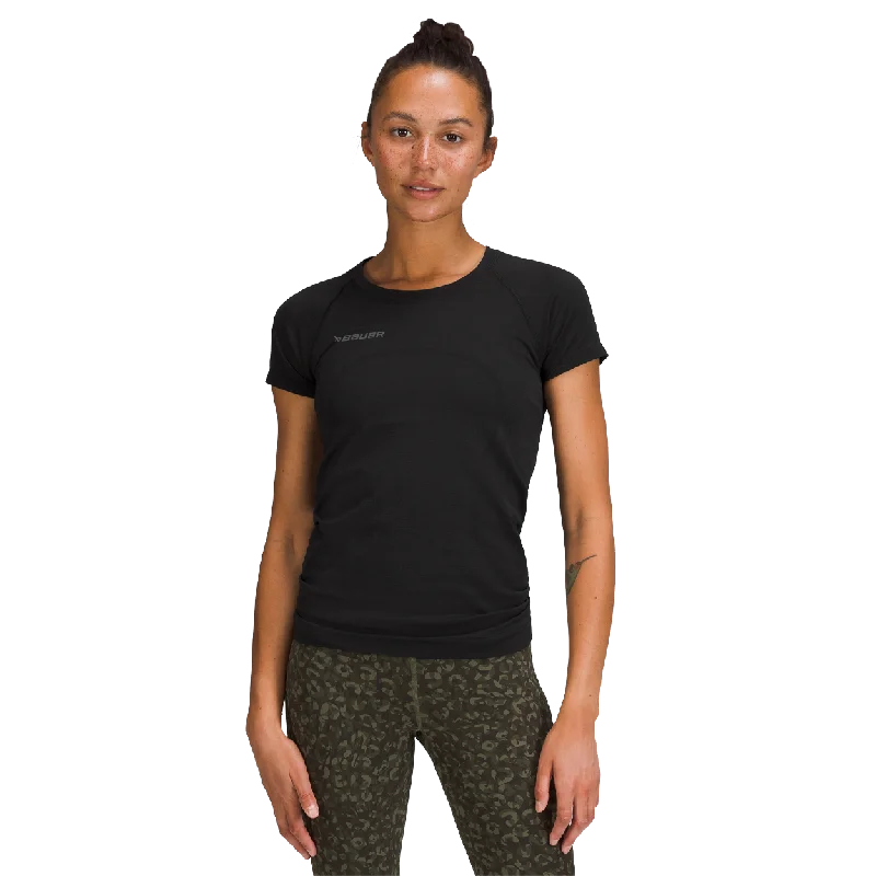 Women's Blouse with U-Shaped CollarBAUER // lululemon SWIFTLY TECH SHORTSLEEVE