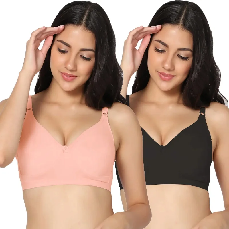 convertible bra for strapless dressesFull Coverage Non-Padded Bra (Pack of 2)